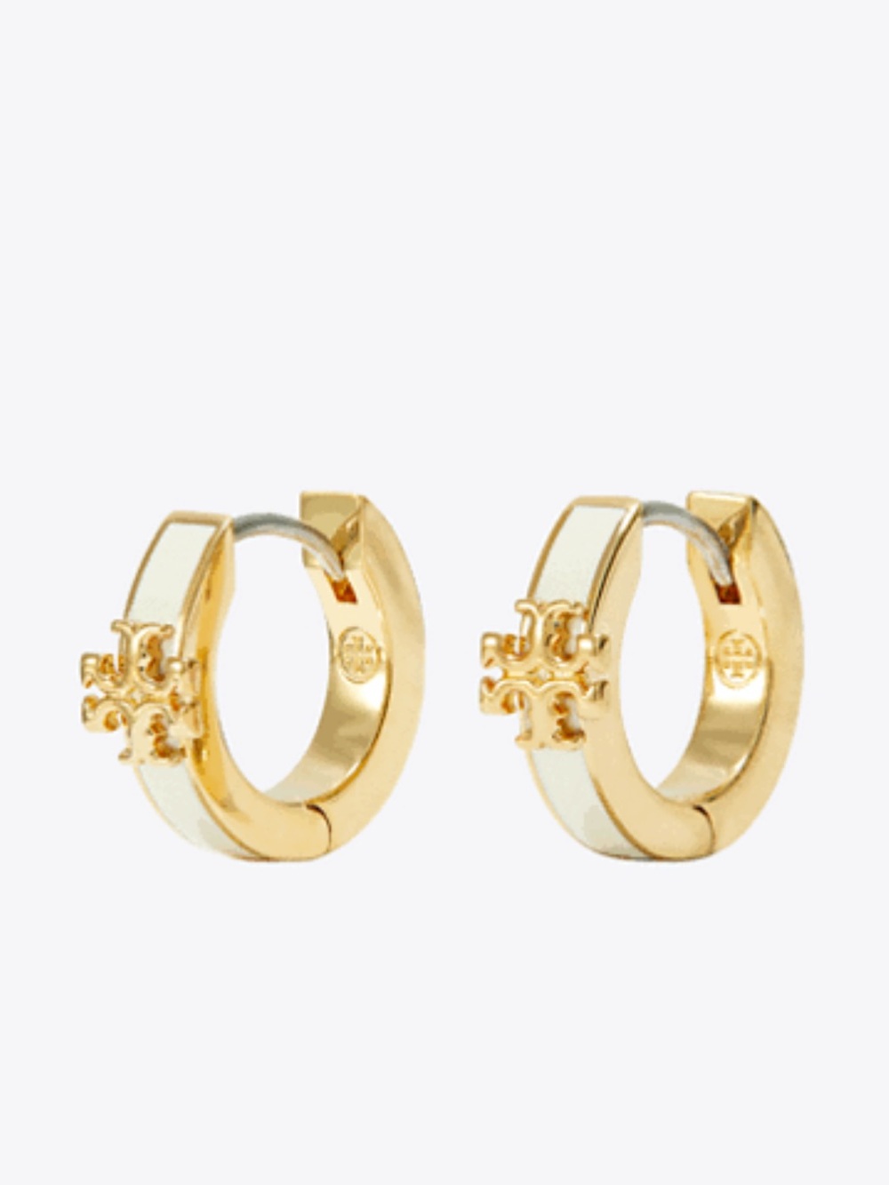 Tory Burch Kira Enamel Huggie Earring